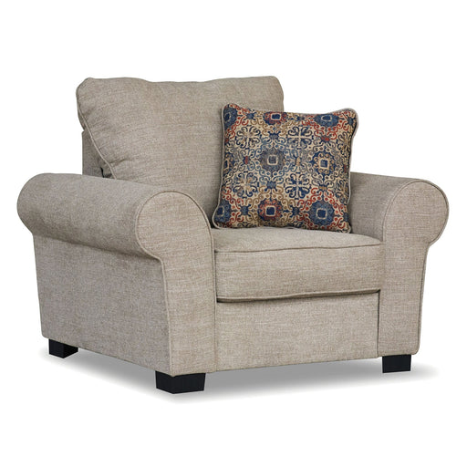 HENLEY Chair w/ Pillow, Beige - Premium Chair from FOA East - Just $772.20! Shop now at Furniture Wholesale Plus  We are the best furniture store in Nashville, Hendersonville, Goodlettsville, Madison, Antioch, Mount Juliet, Lebanon, Gallatin, Springfield, Murfreesboro, Franklin, Brentwood