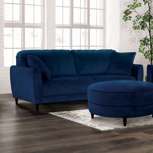 KEDIRI Sofa w/ Pillows, Navy - Premium Sofa from FOA East - Just $1010.10! Shop now at Furniture Wholesale Plus  We are the best furniture store in Nashville, Hendersonville, Goodlettsville, Madison, Antioch, Mount Juliet, Lebanon, Gallatin, Springfield, Murfreesboro, Franklin, Brentwood