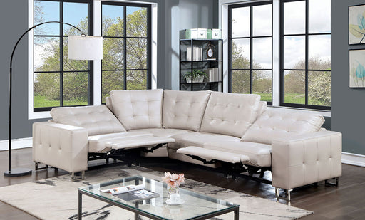 ABBERTON Power Sectional, Beige - Premium Sectional from FOA East - Just $3449.55! Shop now at Furniture Wholesale Plus  We are the best furniture store in Nashville, Hendersonville, Goodlettsville, Madison, Antioch, Mount Juliet, Lebanon, Gallatin, Springfield, Murfreesboro, Franklin, Brentwood