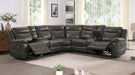 NORFOLK Power Sectional, Gray - Premium Sectional from FOA East - Just $4251! Shop now at Furniture Wholesale Plus  We are the best furniture store in Nashville, Hendersonville, Goodlettsville, Madison, Antioch, Mount Juliet, Lebanon, Gallatin, Springfield, Murfreesboro, Franklin, Brentwood