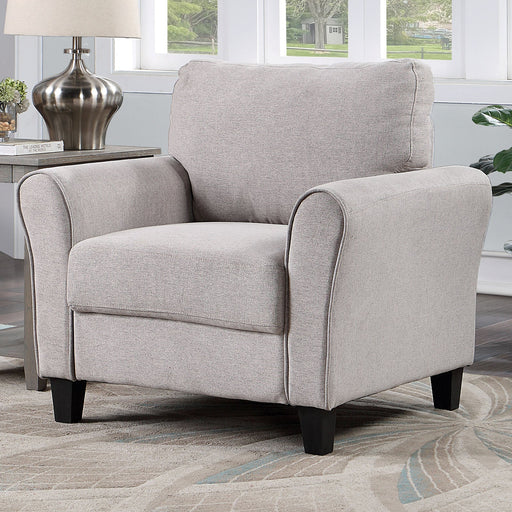 BARNET Chair, Light Gray - Premium Chair from FOA East - Just $278.85! Shop now at Furniture Wholesale Plus  We are the best furniture store in Nashville, Hendersonville, Goodlettsville, Madison, Antioch, Mount Juliet, Lebanon, Gallatin, Springfield, Murfreesboro, Franklin, Brentwood