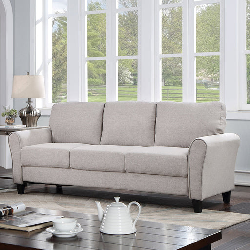 BARNET Sofa, Light Gray - Premium Sofa from FOA East - Just $466.05! Shop now at Furniture Wholesale Plus  We are the best furniture store in Nashville, Hendersonville, Goodlettsville, Madison, Antioch, Mount Juliet, Lebanon, Gallatin, Springfield, Murfreesboro, Franklin, Brentwood