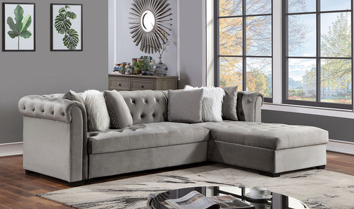 ALESSANDRIA Sectional, Gray - Premium Sectional from FOA East - Just $1714.05! Shop now at Furniture Wholesale Plus  We are the best furniture store in Nashville, Hendersonville, Goodlettsville, Madison, Antioch, Mount Juliet, Lebanon, Gallatin, Springfield, Murfreesboro, Franklin, Brentwood