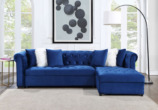 ALESSANDRIA Sectional, Navy - Premium Sectional from FOA East - Just $1714.05! Shop now at Furniture Wholesale Plus  We are the best furniture store in Nashville, Hendersonville, Goodlettsville, Madison, Antioch, Mount Juliet, Lebanon, Gallatin, Springfield, Murfreesboro, Franklin, Brentwood