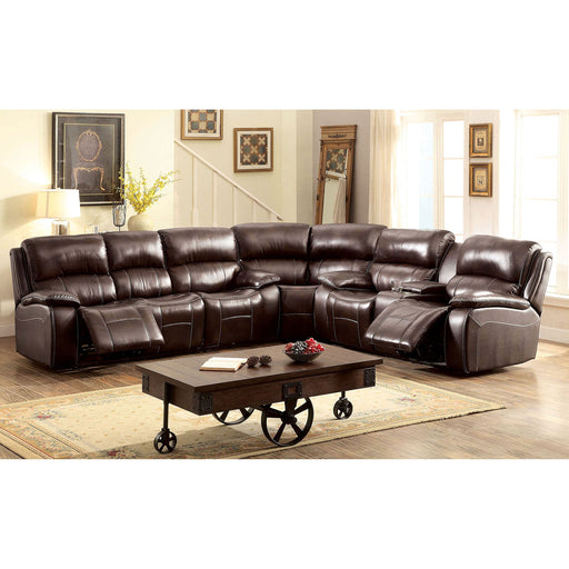 Ruth Brown Sectional - Premium Sectional from FOA East - Just $5089.50! Shop now at Furniture Wholesale Plus  We are the best furniture store in Nashville, Hendersonville, Goodlettsville, Madison, Antioch, Mount Juliet, Lebanon, Gallatin, Springfield, Murfreesboro, Franklin, Brentwood