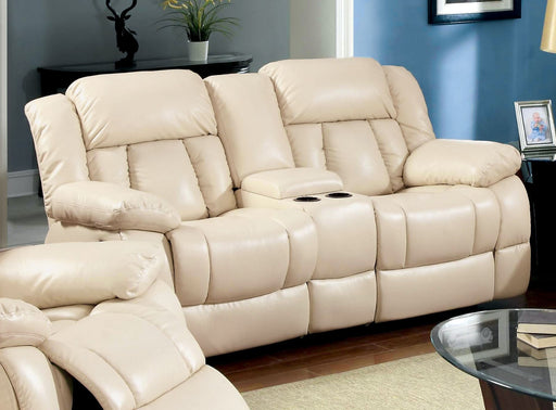 Barbado Ivory Love Seat w/ 2 Recliners - Premium Loveseat from FOA East - Just $1101.75! Shop now at Furniture Wholesale Plus  We are the best furniture store in Nashville, Hendersonville, Goodlettsville, Madison, Antioch, Mount Juliet, Lebanon, Gallatin, Springfield, Murfreesboro, Franklin, Brentwood
