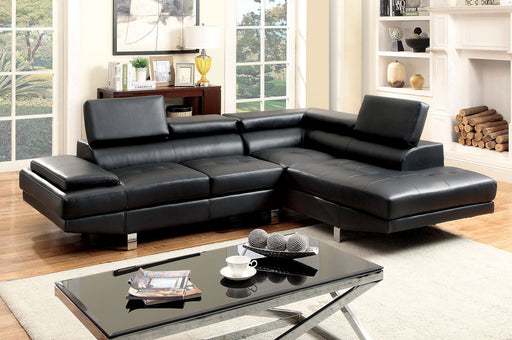 Kemina Black Sectional + Speaker Console - Premium Sectional from FOA East - Just $2435.55! Shop now at Furniture Wholesale Plus  We are the best furniture store in Nashville, Hendersonville, Goodlettsville, Madison, Antioch, Mount Juliet, Lebanon, Gallatin, Springfield, Murfreesboro, Franklin, Brentwood