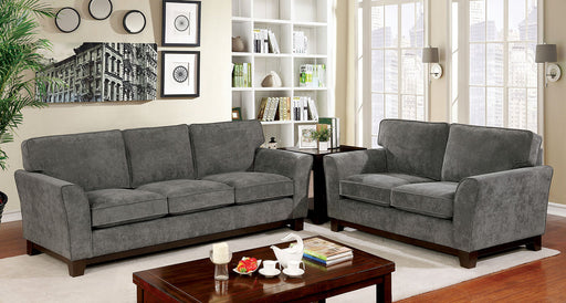 Caldicot Gray Sofa + Love Seat - Premium Living Room Set from FOA East - Just $1686.75! Shop now at Furniture Wholesale Plus  We are the best furniture store in Nashville, Hendersonville, Goodlettsville, Madison, Antioch, Mount Juliet, Lebanon, Gallatin, Springfield, Murfreesboro, Franklin, Brentwood