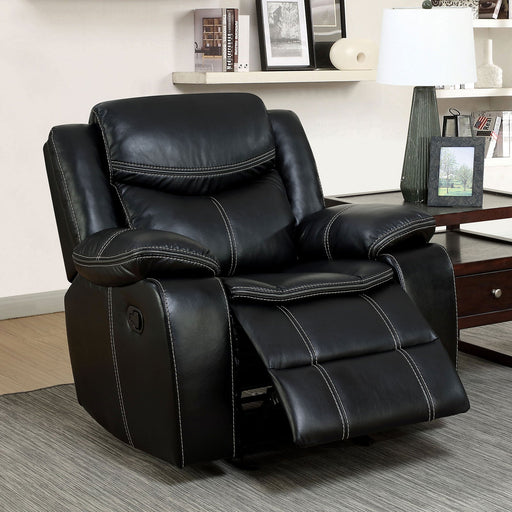 GATRIA Black Recliner - Premium Recliner from FOA East - Just $610.35! Shop now at Furniture Wholesale Plus  We are the best furniture store in Nashville, Hendersonville, Goodlettsville, Madison, Antioch, Mount Juliet, Lebanon, Gallatin, Springfield, Murfreesboro, Franklin, Brentwood