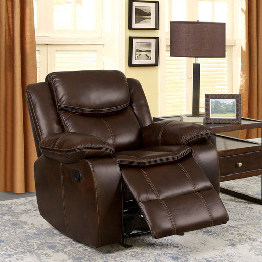 Pollux Brown Recliner - Premium Recliner from FOA East - Just $610.35! Shop now at Furniture Wholesale Plus  We are the best furniture store in Nashville, Hendersonville, Goodlettsville, Madison, Antioch, Mount Juliet, Lebanon, Gallatin, Springfield, Murfreesboro, Franklin, Brentwood