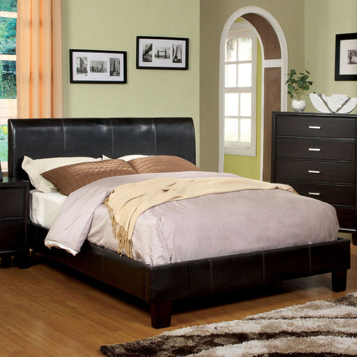 VILLA PARK Espresso Cal.King Bed - Premium Bed from FOA East - Just $351! Shop now at Furniture Wholesale Plus  We are the best furniture store in Nashville, Hendersonville, Goodlettsville, Madison, Antioch, Mount Juliet, Lebanon, Gallatin, Springfield, Murfreesboro, Franklin, Brentwood