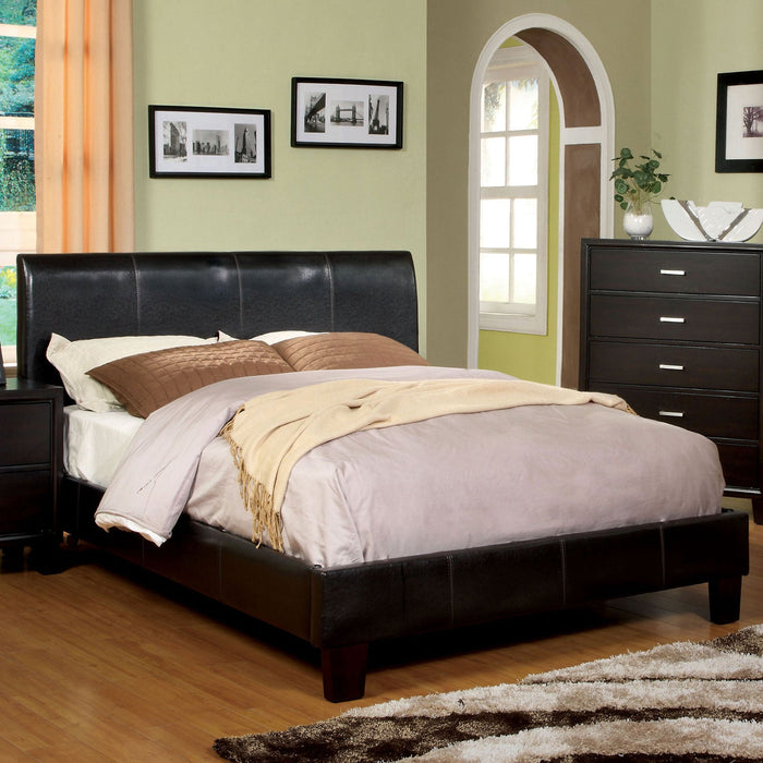 VILLA PARK Espresso E.King Bed - Premium Bed from FOA East - Just $351! Shop now at Furniture Wholesale Plus  We are the best furniture store in Nashville, Hendersonville, Goodlettsville, Madison, Antioch, Mount Juliet, Lebanon, Gallatin, Springfield, Murfreesboro, Franklin, Brentwood