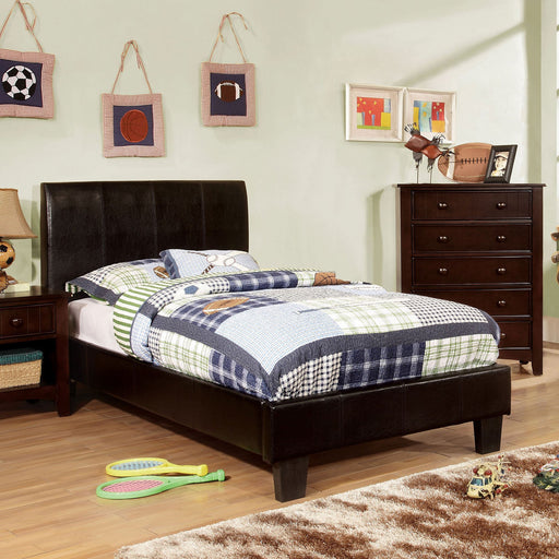 Villa Park Espresso Twin Bed - Premium Bed from FOA East - Just $234! Shop now at Furniture Wholesale Plus  We are the best furniture store in Nashville, Hendersonville, Goodlettsville, Madison, Antioch, Mount Juliet, Lebanon, Gallatin, Springfield, Murfreesboro, Franklin, Brentwood