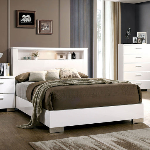 Malte White Queen Bed - Premium Bed from FOA East - Just $820.95! Shop now at Furniture Wholesale Plus  We are the best furniture store in Nashville, Hendersonville, Goodlettsville, Madison, Antioch, Mount Juliet, Lebanon, Gallatin, Springfield, Murfreesboro, Franklin, Brentwood