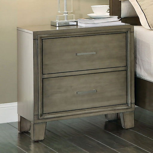 ENRICO I Gray Night Stand - Premium Nightstand from FOA East - Just $163.80! Shop now at Furniture Wholesale Plus  We are the best furniture store in Nashville, Hendersonville, Goodlettsville, Madison, Antioch, Mount Juliet, Lebanon, Gallatin, Springfield, Murfreesboro, Franklin, Brentwood
