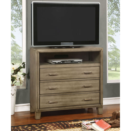 ENRICO I Gray Media Chest - Premium Media Chest from FOA East - Just $444.60! Shop now at Furniture Wholesale Plus  We are the best furniture store in Nashville, Hendersonville, Goodlettsville, Madison, Antioch, Mount Juliet, Lebanon, Gallatin, Springfield, Murfreesboro, Franklin, Brentwood