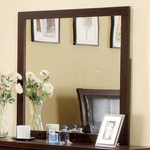 Gerico II Brown Cherry Mirror - Premium Mirror from FOA East - Just $142.35! Shop now at Furniture Wholesale Plus  We are the best furniture store in Nashville, Hendersonville, Goodlettsville, Madison, Antioch, Mount Juliet, Lebanon, Gallatin, Springfield, Murfreesboro, Franklin, Brentwood