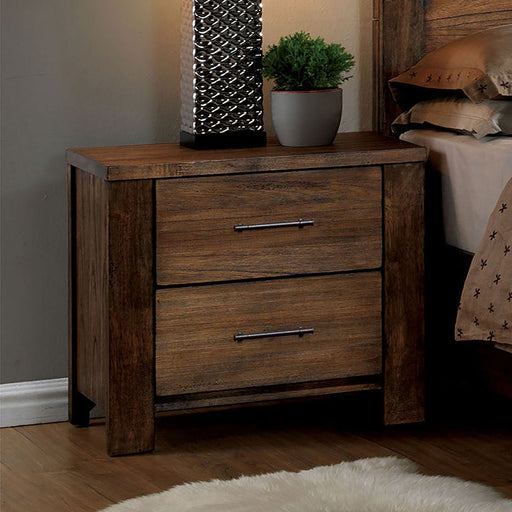 ELKTON Oak Night Stand - Premium Nightstand from FOA East - Just $234! Shop now at Furniture Wholesale Plus  We are the best furniture store in Nashville, Hendersonville, Goodlettsville, Madison, Antioch, Mount Juliet, Lebanon, Gallatin, Springfield, Murfreesboro, Franklin, Brentwood