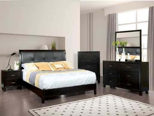 Enrico I Espresso 4 Pc. Queen Bedroom Set - Premium Bedroom Set from FOA East - Just $1287! Shop now at Furniture Wholesale Plus  We are the best furniture store in Nashville, Hendersonville, Goodlettsville, Madison, Antioch, Mount Juliet, Lebanon, Gallatin, Springfield, Murfreesboro, Franklin, Brentwood