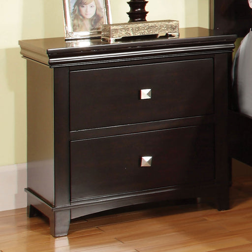 Pebble Espresso Night Stand - Premium Nightstand from FOA East - Just $185.25! Shop now at Furniture Wholesale Plus  We are the best furniture store in Nashville, Hendersonville, Goodlettsville, Madison, Antioch, Mount Juliet, Lebanon, Gallatin, Springfield, Murfreesboro, Franklin, Brentwood