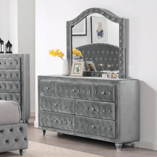 ZOHAR Dresser, Gray - Premium Dresser from FOA East - Just $585! Shop now at Furniture Wholesale Plus  We are the best furniture store in Nashville, Hendersonville, Goodlettsville, Madison, Antioch, Mount Juliet, Lebanon, Gallatin, Springfield, Murfreesboro, Franklin, Brentwood