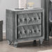 ZOHAR Night Stand, Gray - Premium Nightstand from FOA East - Just $234! Shop now at Furniture Wholesale Plus  We are the best furniture store in Nashville, Hendersonville, Goodlettsville, Madison, Antioch, Mount Juliet, Lebanon, Gallatin, Springfield, Murfreesboro, Franklin, Brentwood