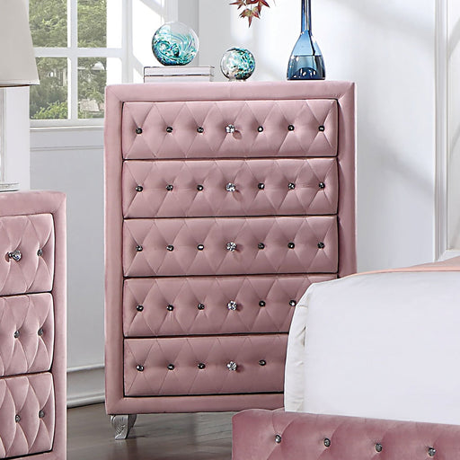 ZOHAR Chest, Pink - Premium Chest from FOA East - Just $491.40! Shop now at Furniture Wholesale Plus  We are the best furniture store in Nashville, Hendersonville, Goodlettsville, Madison, Antioch, Mount Juliet, Lebanon, Gallatin, Springfield, Murfreesboro, Franklin, Brentwood