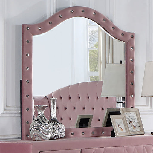 ZOHAR Mirror, Pink - Premium Mirror from FOA East - Just $165.75! Shop now at Furniture Wholesale Plus  We are the best furniture store in Nashville, Hendersonville, Goodlettsville, Madison, Antioch, Mount Juliet, Lebanon, Gallatin, Springfield, Murfreesboro, Franklin, Brentwood
