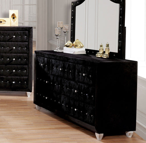 Alzire Black Dresser - Premium Dresser from FOA East - Just $655.20! Shop now at Furniture Wholesale Plus  We are the best furniture store in Nashville, Hendersonville, Goodlettsville, Madison, Antioch, Mount Juliet, Lebanon, Gallatin, Springfield, Murfreesboro, Franklin, Brentwood