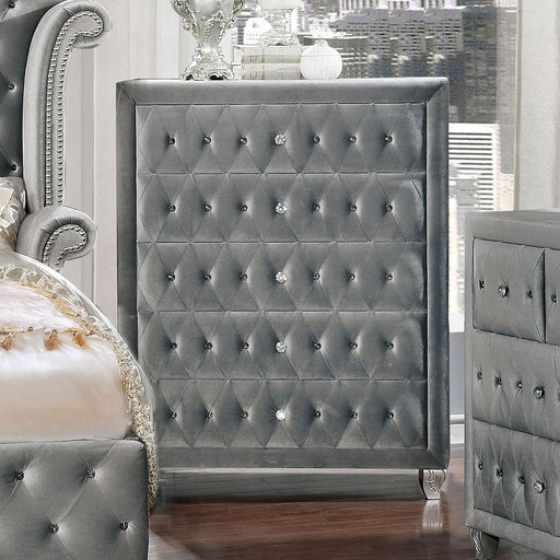 Alzir Gray Chest - Premium Chest from FOA East - Just $540.15! Shop now at Furniture Wholesale Plus  We are the best furniture store in Nashville, Hendersonville, Goodlettsville, Madison, Antioch, Mount Juliet, Lebanon, Gallatin, Springfield, Murfreesboro, Franklin, Brentwood
