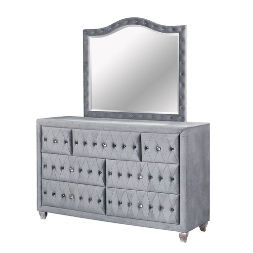 Alzir Gray Dresser - Premium Dresser from FOA East - Just $655.20! Shop now at Furniture Wholesale Plus  We are the best furniture store in Nashville, Hendersonville, Goodlettsville, Madison, Antioch, Mount Juliet, Lebanon, Gallatin, Springfield, Murfreesboro, Franklin, Brentwood