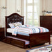 OLIVIA Full Bed, Dark Walnut - Premium Bed from FOA East - Just $610.35! Shop now at Furniture Wholesale Plus  We are the best furniture store in Nashville, Hendersonville, Goodlettsville, Madison, Antioch, Mount Juliet, Lebanon, Gallatin, Springfield, Murfreesboro, Franklin, Brentwood