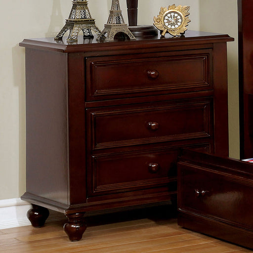 OLIVIA Night Stand, Dark Walnut - Premium Nightstand from FOA East - Just $234! Shop now at Furniture Wholesale Plus  We are the best furniture store in Nashville, Hendersonville, Goodlettsville, Madison, Antioch, Mount Juliet, Lebanon, Gallatin, Springfield, Murfreesboro, Franklin, Brentwood
