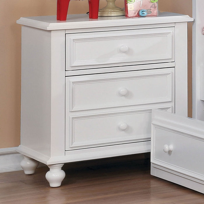 OLIVIA White Night Stand - Premium Nightstand from FOA East - Just $234! Shop now at Furniture Wholesale Plus  We are the best furniture store in Nashville, Hendersonville, Goodlettsville, Madison, Antioch, Mount Juliet, Lebanon, Gallatin, Springfield, Murfreesboro, Franklin, Brentwood