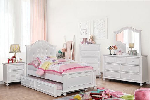 OLIVIA White 4 Pc. Full Bedroom Set - Premium Bedroom Set from FOA East - Just $1593.15! Shop now at Furniture Wholesale Plus  We are the best furniture store in Nashville, Hendersonville, Goodlettsville, Madison, Antioch, Mount Juliet, Lebanon, Gallatin, Springfield, Murfreesboro, Franklin, Brentwood
