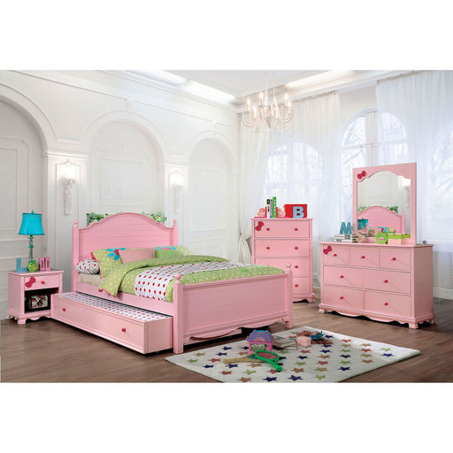 Dani Pink 4 Pc. Full Bedroom Set w/ Trundle - Premium Bedroom Set from FOA East - Just $1710.15! Shop now at Furniture Wholesale Plus  We are the best furniture store in Nashville, Hendersonville, Goodlettsville, Madison, Antioch, Mount Juliet, Lebanon, Gallatin, Springfield, Murfreesboro, Franklin, Brentwood