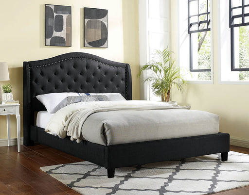 CARLY E.King Bed, Black - Premium Bed from FOA East - Just $466.05! Shop now at Furniture Wholesale Plus  We are the best furniture store in Nashville, Hendersonville, Goodlettsville, Madison, Antioch, Mount Juliet, Lebanon, Gallatin, Springfield, Murfreesboro, Franklin, Brentwood