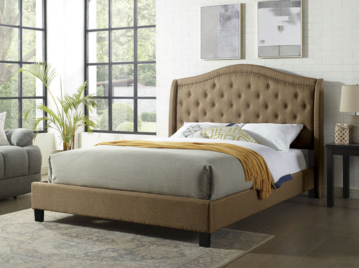 CARLY Full Bed, Brown - Premium Bed from FOA East - Just $395.85! Shop now at Furniture Wholesale Plus  We are the best furniture store in Nashville, Hendersonville, Goodlettsville, Madison, Antioch, Mount Juliet, Lebanon, Gallatin, Springfield, Murfreesboro, Franklin, Brentwood
