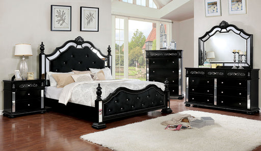 Azha Black 5 Pc. Queen Bedroom Set w/ Chest - Premium Bedroom Set from FOA East - Just $3753.75! Shop now at Furniture Wholesale Plus  We are the best furniture store in Nashville, Hendersonville, Goodlettsville, Madison, Antioch, Mount Juliet, Lebanon, Gallatin, Springfield, Murfreesboro, Franklin, Brentwood