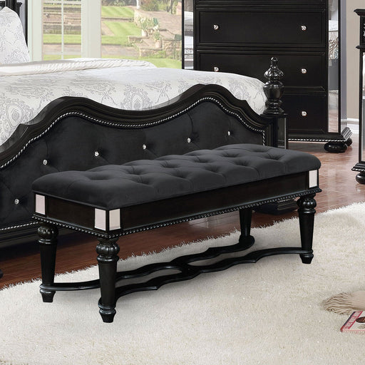 Azha Black Bench - Premium Bench from FOA East - Just $376.35! Shop now at Furniture Wholesale Plus  We are the best furniture store in Nashville, Hendersonville, Goodlettsville, Madison, Antioch, Mount Juliet, Lebanon, Gallatin, Springfield, Murfreesboro, Franklin, Brentwood
