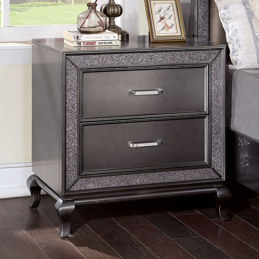 ONYXA Night Stand w/ USB - Premium Nightstand from FOA East - Just $395.85! Shop now at Furniture Wholesale Plus  We are the best furniture store in Nashville, Hendersonville, Goodlettsville, Madison, Antioch, Mount Juliet, Lebanon, Gallatin, Springfield, Murfreesboro, Franklin, Brentwood