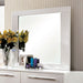 CLEMENTINE Glossy White Mirror - Premium Mirror from FOA East - Just $191.10! Shop now at Furniture Wholesale Plus  We are the best furniture store in Nashville, Hendersonville, Goodlettsville, Madison, Antioch, Mount Juliet, Lebanon, Gallatin, Springfield, Murfreesboro, Franklin, Brentwood
