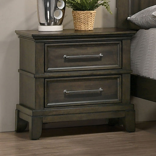 HOUSTON Night Stand, Gray - Premium Nightstand from FOA East - Just $234! Shop now at Furniture Wholesale Plus  We are the best furniture store in Nashville, Hendersonville, Goodlettsville, Madison, Antioch, Mount Juliet, Lebanon, Gallatin, Springfield, Murfreesboro, Franklin, Brentwood