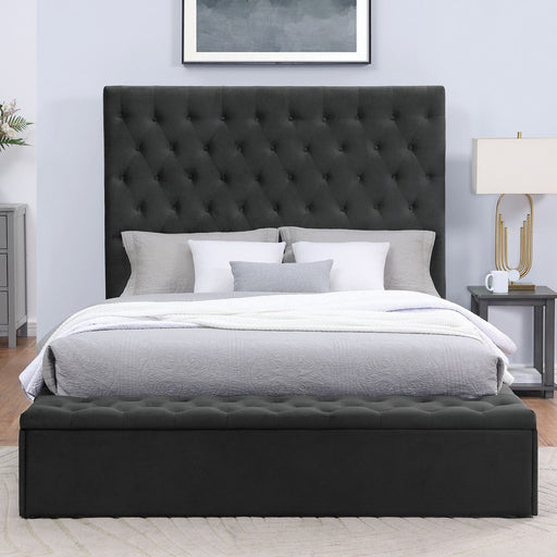 ATHENELLE Queen Bed, Dark Gray - Premium Bed from FOA East - Just $795.60! Shop now at Furniture Wholesale Plus  We are the best furniture store in Nashville, Hendersonville, Goodlettsville, Madison, Antioch, Mount Juliet, Lebanon, Gallatin, Springfield, Murfreesboro, Franklin, Brentwood