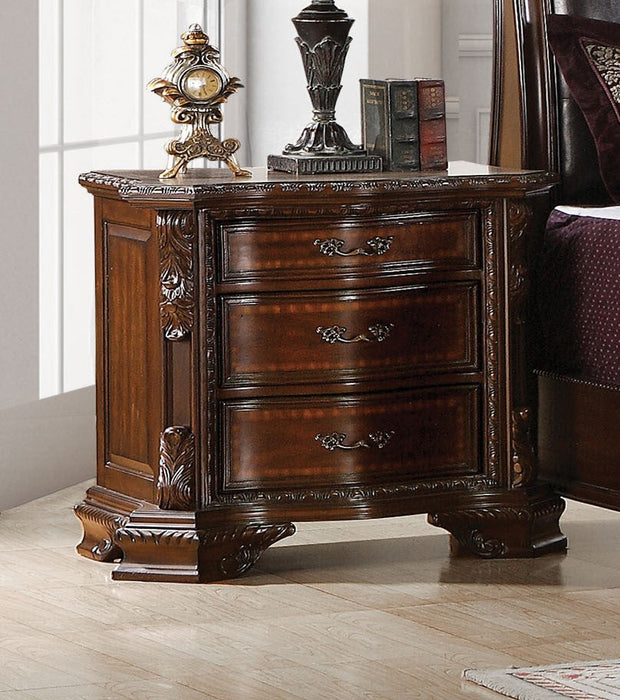 Monte Vista I Brown Cherry Night Stand - Premium Nightstand from FOA East - Just $540.15! Shop now at Furniture Wholesale Plus  We are the best furniture store in Nashville, Hendersonville, Goodlettsville, Madison, Antioch, Mount Juliet, Lebanon, Gallatin, Springfield, Murfreesboro, Franklin, Brentwood