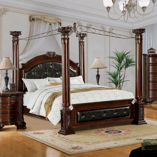 Mandalay Brown Cherry Cal.King Bed - Premium Bed from FOA East - Just $1948.05! Shop now at Furniture Wholesale Plus  We are the best furniture store in Nashville, Hendersonville, Goodlettsville, Madison, Antioch, Mount Juliet, Lebanon, Gallatin, Springfield, Murfreesboro, Franklin, Brentwood