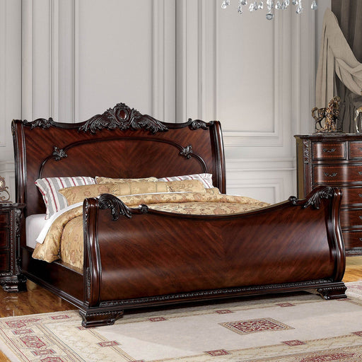 Bellefonte Brown Cherry Queen Bed - Premium Bed from FOA East - Just $1735.50! Shop now at Furniture Wholesale Plus  We are the best furniture store in Nashville, Hendersonville, Goodlettsville, Madison, Antioch, Mount Juliet, Lebanon, Gallatin, Springfield, Murfreesboro, Franklin, Brentwood