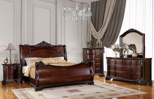 Bellefonte Brown Cherry 5 Pc. Queen Bedroom Set w/ 2NS - Premium Bedroom Set from FOA East - Just $4459.65! Shop now at Furniture Wholesale Plus  We are the best furniture store in Nashville, Hendersonville, Goodlettsville, Madison, Antioch, Mount Juliet, Lebanon, Gallatin, Springfield, Murfreesboro, Franklin, Brentwood