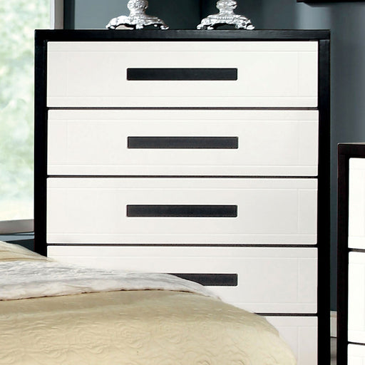 Rutger White/Black Chest - Premium Chest from FOA East - Just $421.20! Shop now at Furniture Wholesale Plus  We are the best furniture store in Nashville, Hendersonville, Goodlettsville, Madison, Antioch, Mount Juliet, Lebanon, Gallatin, Springfield, Murfreesboro, Franklin, Brentwood