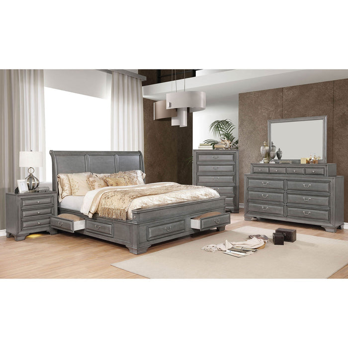 Katherine Gray 5 Pc. Queen Bedroom Set w/ Chest - Premium Bedroom Set from FOA East - Just $3045.90! Shop now at Furniture Wholesale Plus  We are the best furniture store in Nashville, Hendersonville, Goodlettsville, Madison, Antioch, Mount Juliet, Lebanon, Gallatin, Springfield, Murfreesboro, Franklin, Brentwood